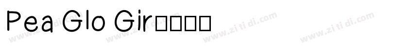 Pea Glo Gir字体转换